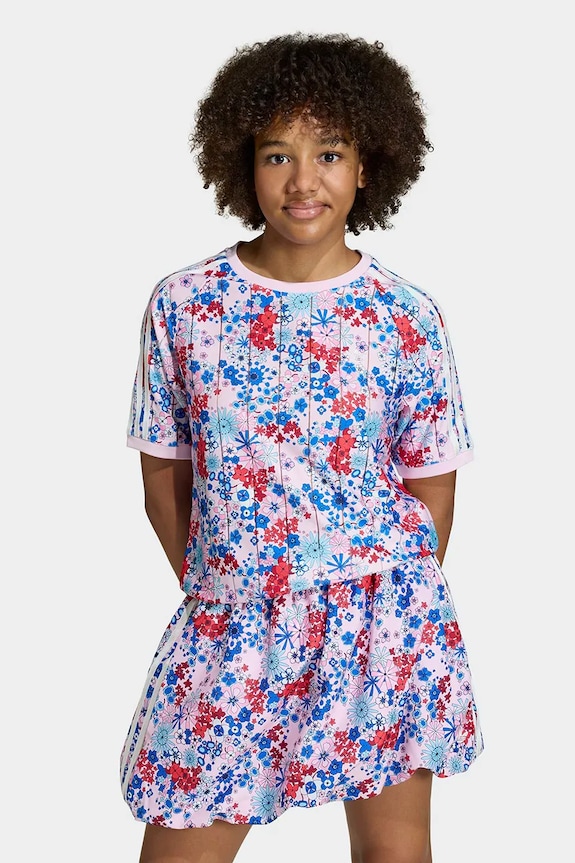 adidas Originals tricou copii LIBERTY cu modele roz KD1765