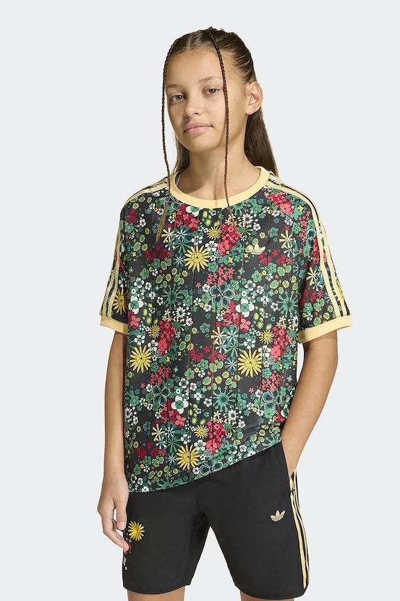 adidas Originals tricou copii LIBERTY cu modele verde KD5949