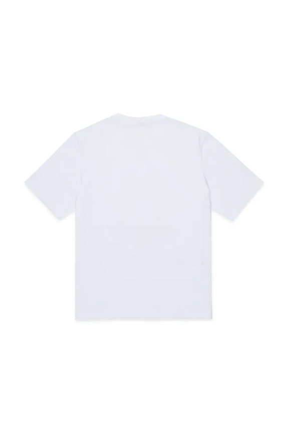 Marni t-shirt in cotone per bambini MT289F T-SHIRT M01672.M00HZ bianco SS26