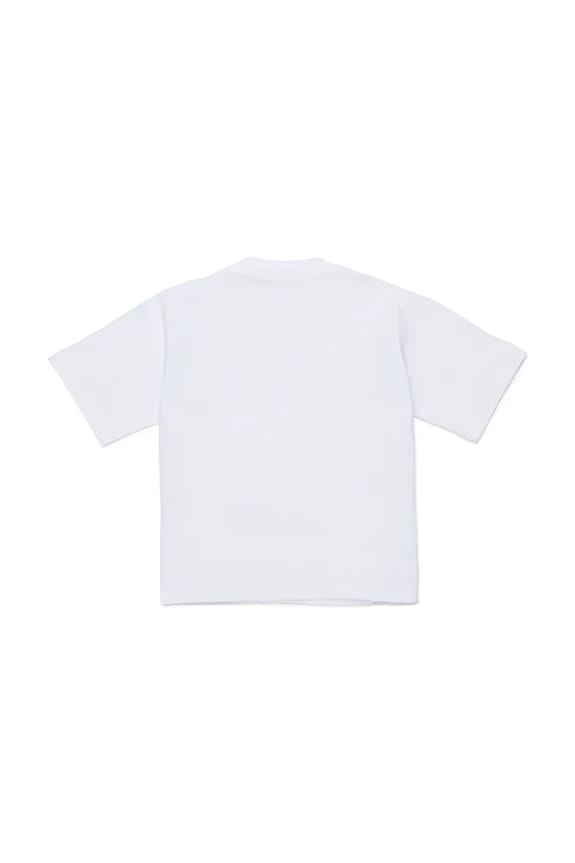 Marni t-shirt bawełniany dziecięcy MT303F T-SHIRT M01733.M00RF biały SS26