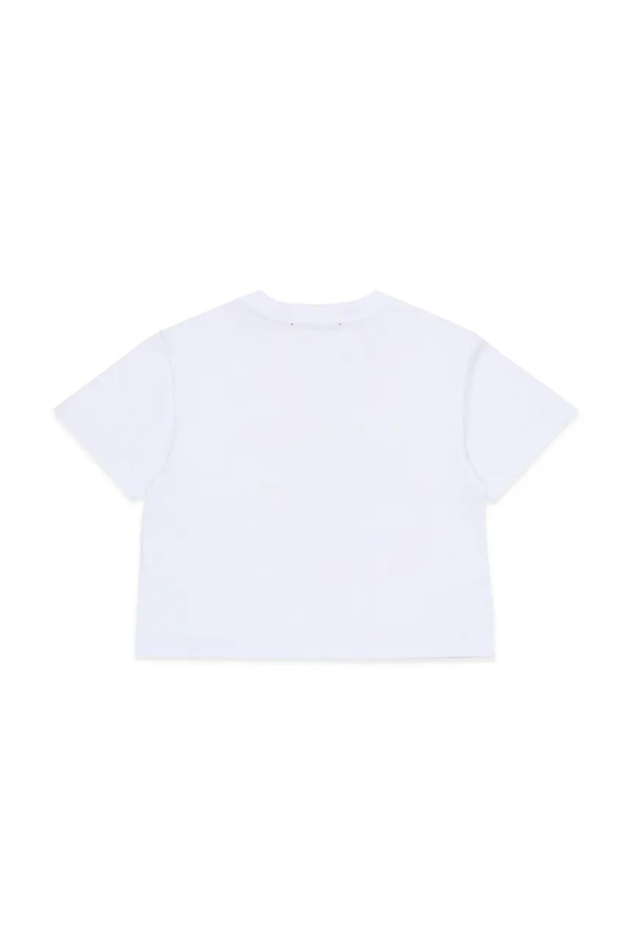 Παιδικό βαμβακερό μπλουζάκι MAX&Co. MAXT31F T-SHIRT MX0287.MX057 λευκό SS26