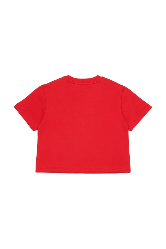 Παιδικό βαμβακερό μπλουζάκι MAX&Co. MAXT31F T-SHIRT MX0287.MX057 κόκκινο SS26