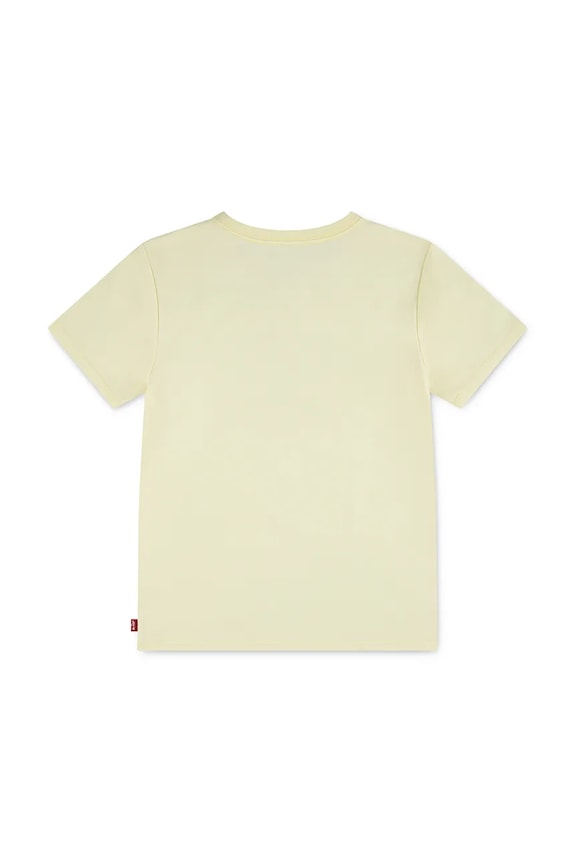 Levi's maglietta per bambini LEVIS CHAMBRAY APPLIQUE TO 3EP571 giallo SS26