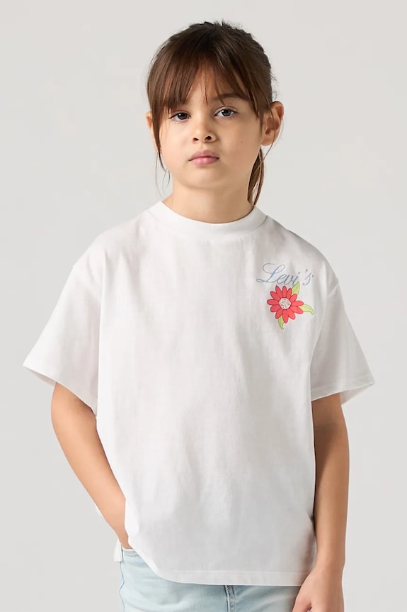 Dječja majica kratkih rukava Levi's LEVIS FLORAL OVERSIZED TEE 3EP700