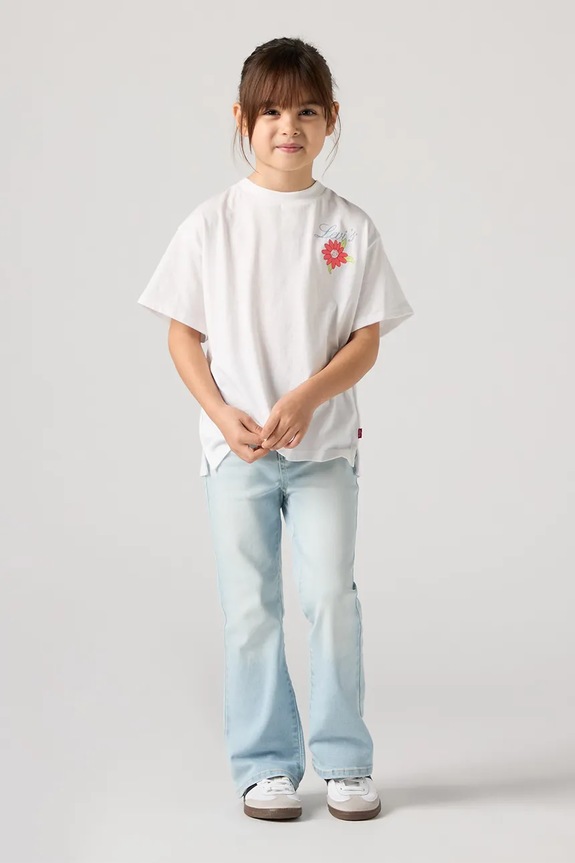 Dječja majica kratkih rukava Levi's LEVIS FLORAL OVERSIZED TEE 3EP700
