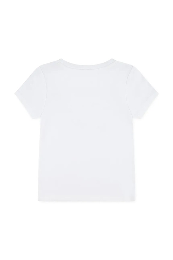 BIMBA Levi's maglietta per bambini RIB MEET AND GREET JAM TEE 4EP780 bianco