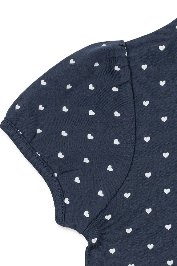 Konges Sløjd t-shirt bawełniany dziecięcy CLASSIC TEE GOTS granatowy KS104735.PPY2