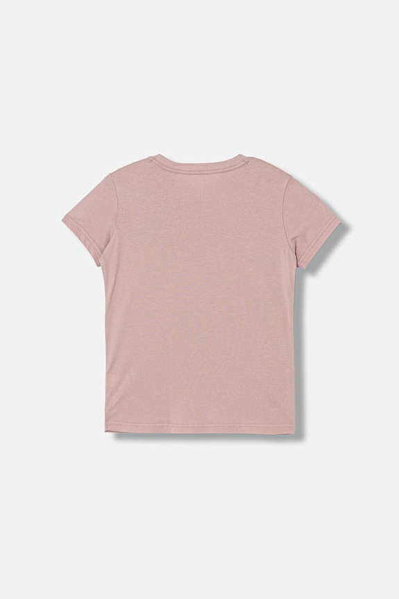 Dievča Tommy Hilfiger basic tričko detské bavlnené 2-pak UG0UG00307.PPY2 ružová