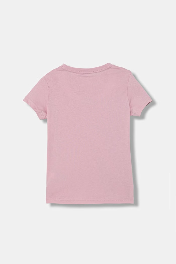 Tommy Hilfiger T-shirt basic dziecięcy bawełniany 2-pack różowy UG0UG00307.PPY2