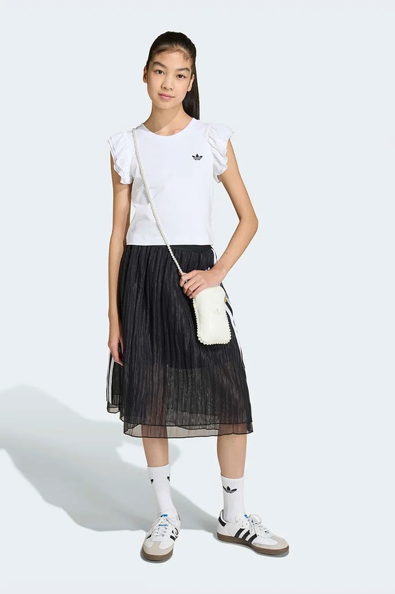 adidas Originals majica za djecu s pamukom bijela KC6771