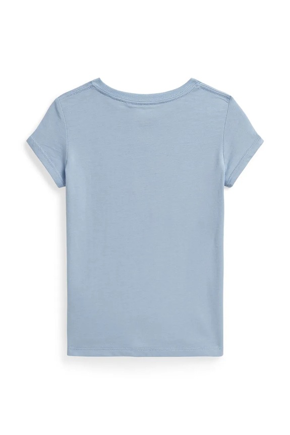 Polo Ralph Lauren t-shirt basic dziecięcy bawełniany 312A11759001 niebieski SS26
