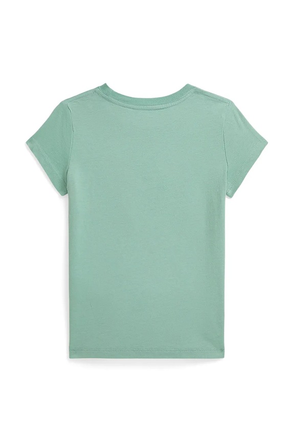 Detské bavlnené tričko Polo Ralph Lauren 312A11768001 tyrkysová SS26