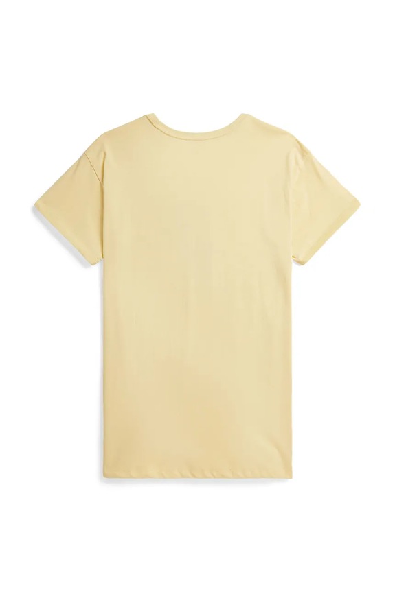 Polo Ralph Lauren t-shirt basic dziecięcy bawełniany 313A11850001 żółty SS26