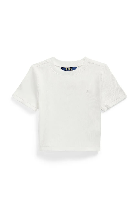 Polo Ralph Lauren t-shirt bawełniany dziecięcy bawełna biały 313A96144001