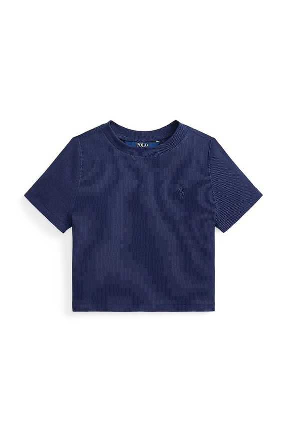 Polo Ralph Lauren t-shirt bawełniany dziecięcy bawełna granatowy 313A96144004