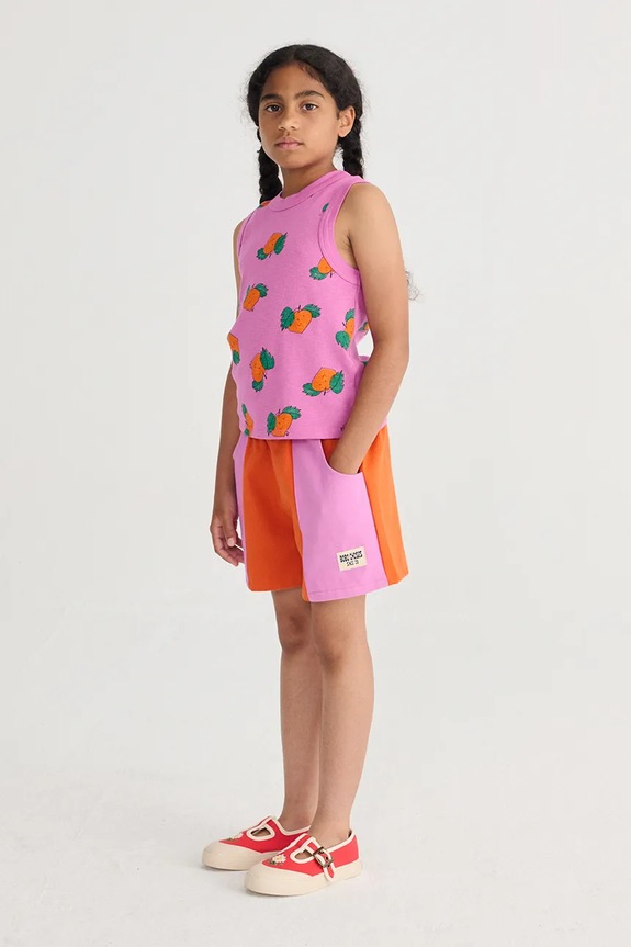 Bobo Choses top dziecięcy Tangerine 126AC028 różowy