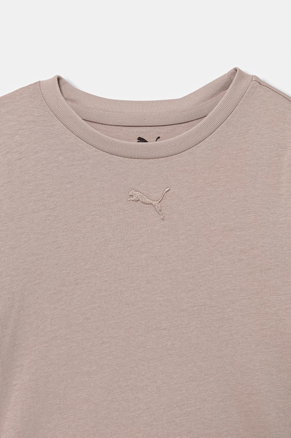 Dziewczynka Puma t-shirt dziecięcy bawełniany ESS Centered Cat Logo 692972.PPY2 różowy