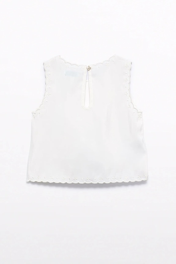 Abel&Lula top copii 5177.4.Mini.PPY2 alb SS26