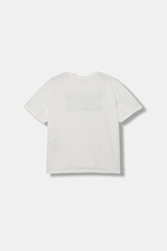 Detské tričko Elisabetta Franchi EFTS262.0.JE006.140.158 béžová SS26