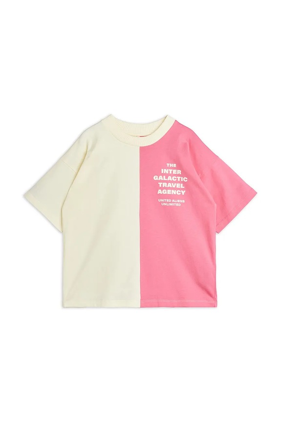 Mini Rodini t-shirt per bambini in cotone Travel agency rosa 26220169