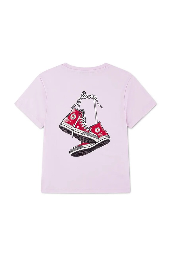 Converse t-shirt dziecięcy pozostałe różowy 3CJ604