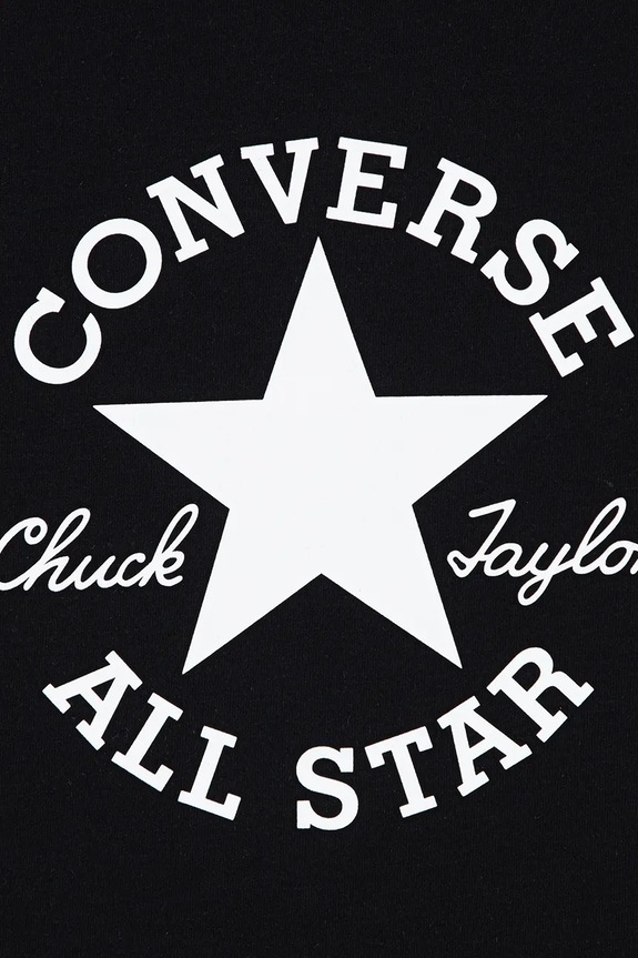 Dziewczynka Converse t-shirt dziecięcy 4CH526 czarny