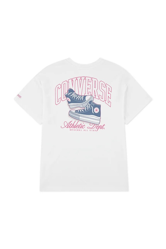 Converse t-shirt dziecięcy pozostałe biały 4CH768