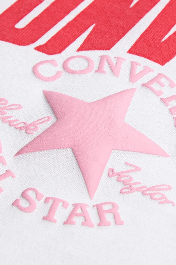 Dječja majica kratkih rukava Converse bijela 4CJ064