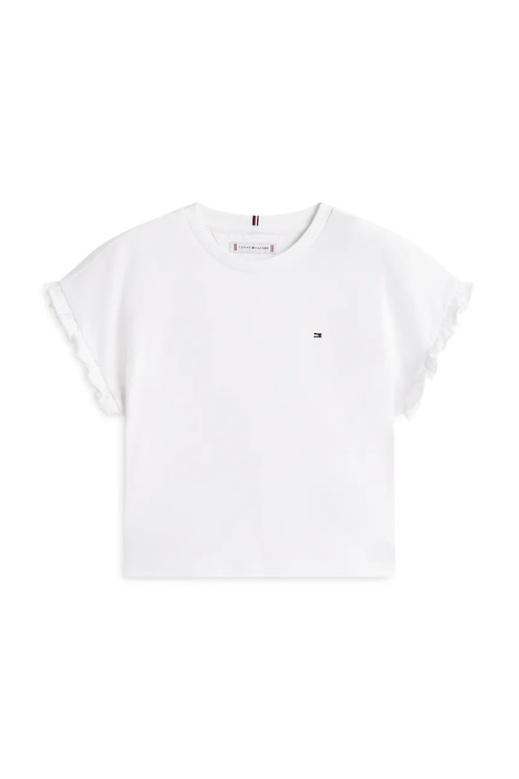 Tommy Hilfiger tričko detské s bavlnou KG0KG08970.104.122.PPY2 biela SS26