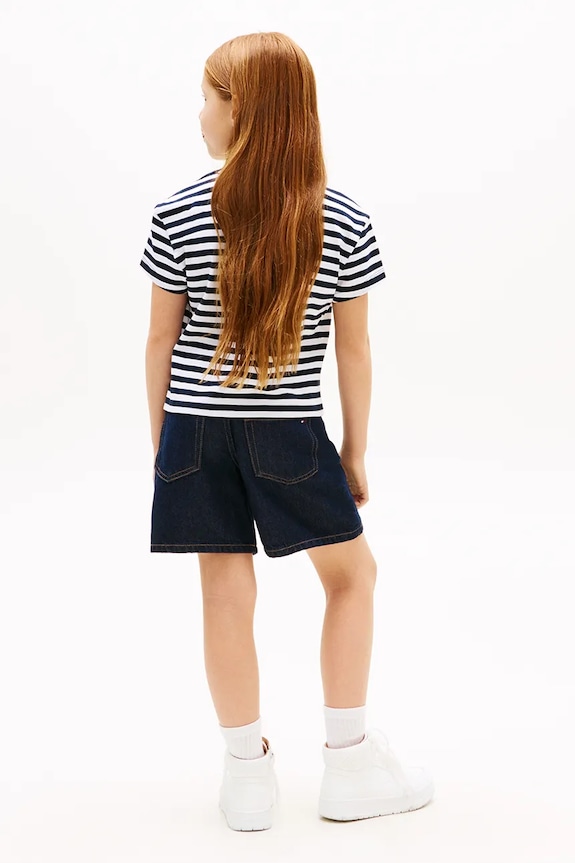 Tommy Hilfiger majica za djecu od pamuka mornarsko plava KG0KG09199.128.176.PPY2