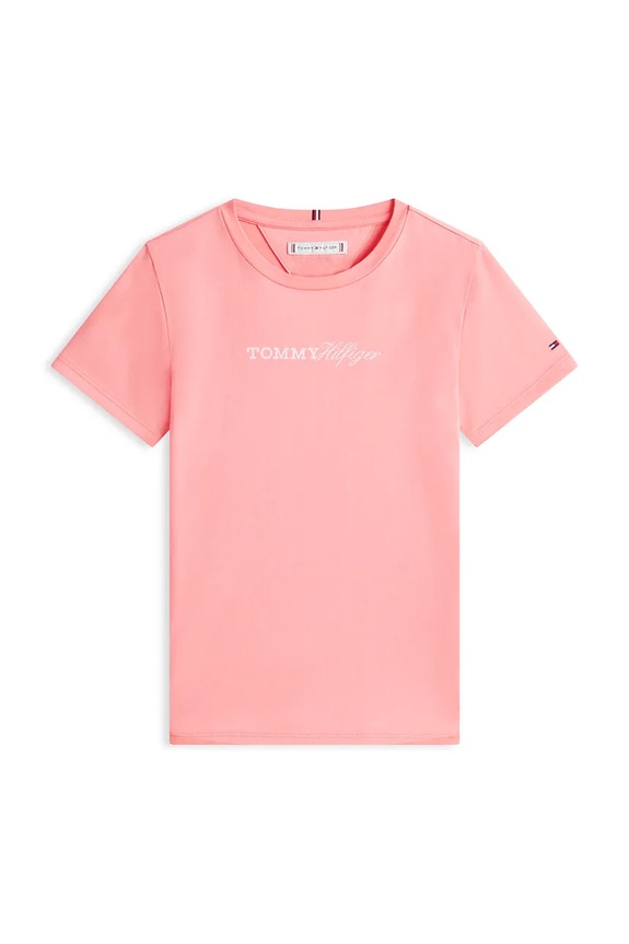 Tommy Hilfiger basic t-shirt παιδικό KG0KG09123.128.176.PPY2 ροζ SS26