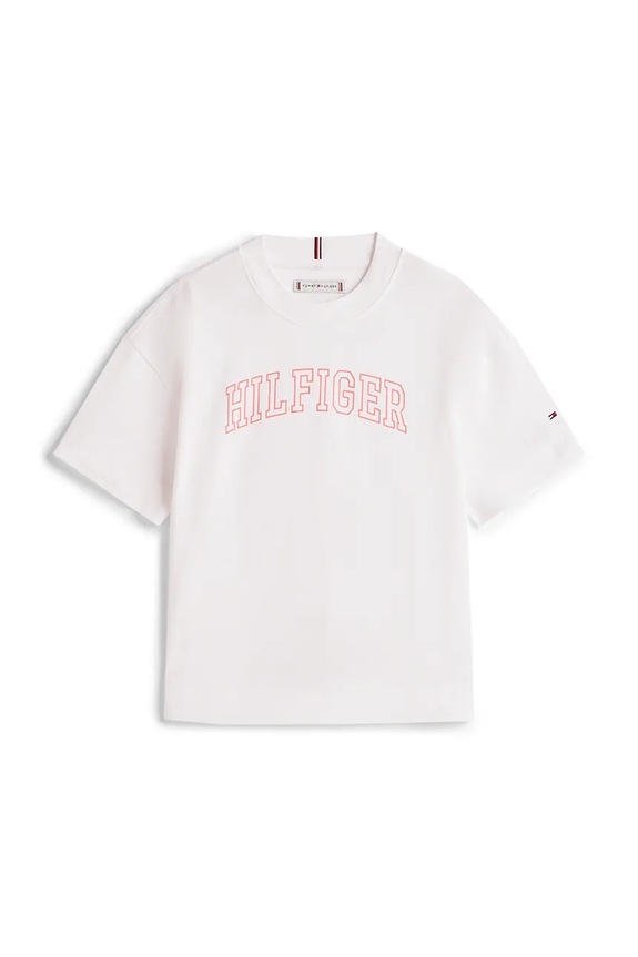 Tommy Hilfiger tričko detské bavlnené KG0KG09523.128.176.PPY2 biela SS26