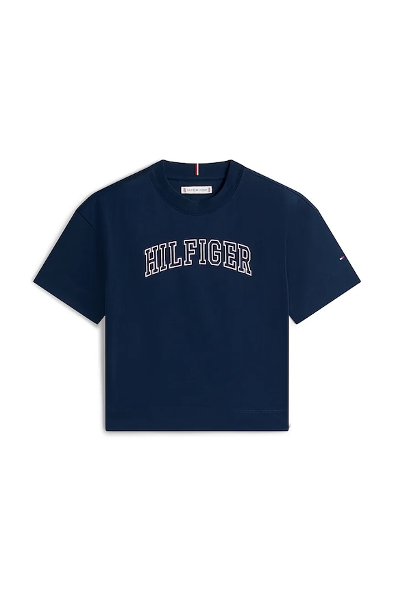 Tommy Hilfiger tričko detské bavlnené KG0KG09523.128.176.PPY2 tmavomodrá SS26