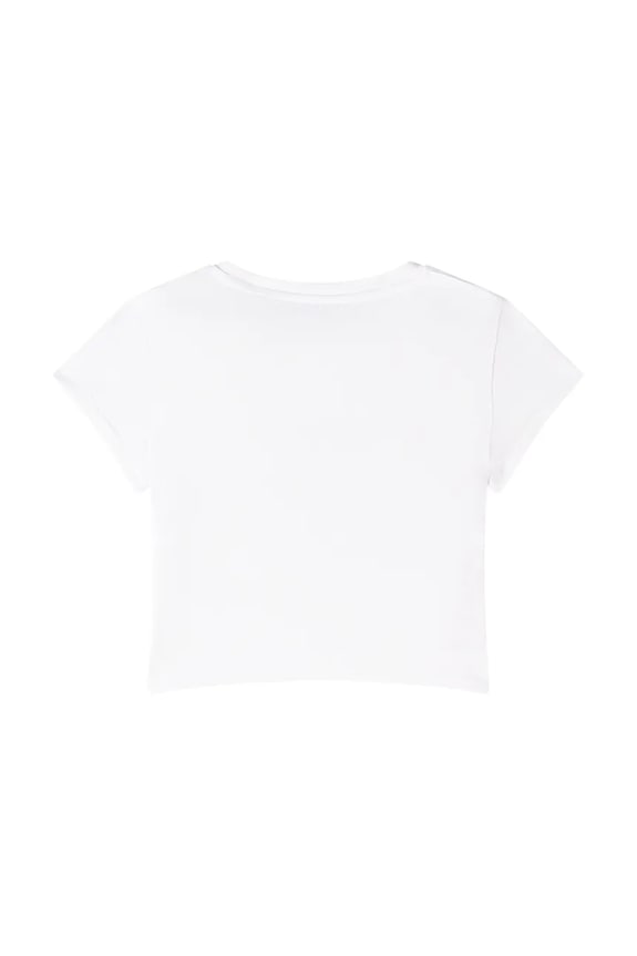 Patrizia Pepe t-shirt dziecięcy J051 7M0972 biały SS26