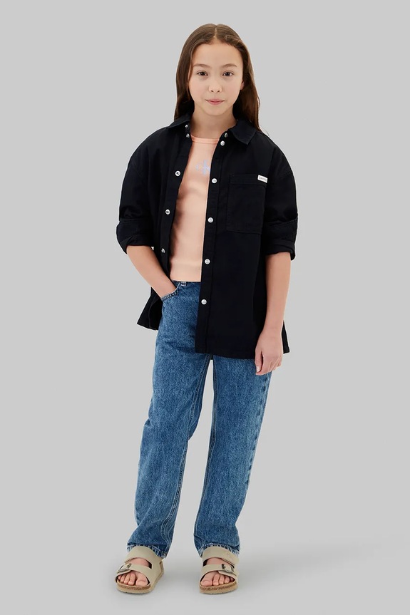 Calvin Klein Jeans tričko dětské bavlněné LVCKSJB11G.128.176.PPY2 béžová