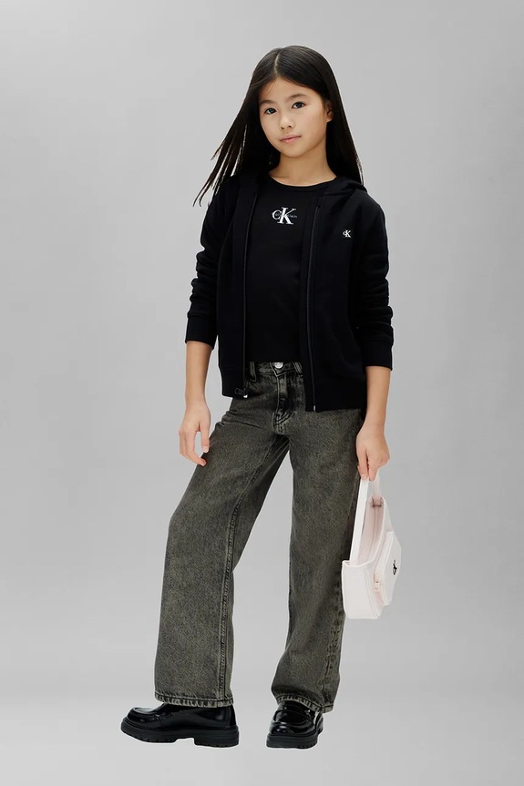 Calvin Klein Jeans t-shirt παιδικό βαμβακερό LVCKSJB11G.128.176.PPY2