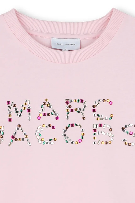 Marc Jacobs t-shirt bawełniany dziecięcy różowy W60746.102.108