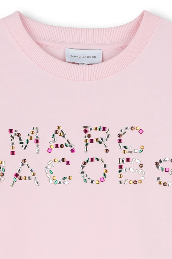 Marc Jacobs t-shirt bawełniany dziecięcy różowy W60746.102.108