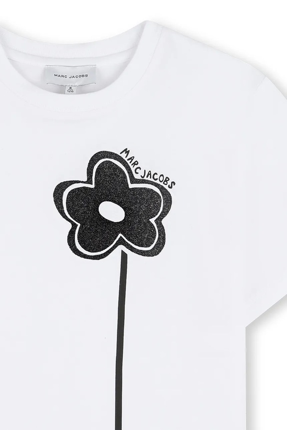 Marc Jacobs t-shirt bawełniany dziecięcy biały W60735.102.108