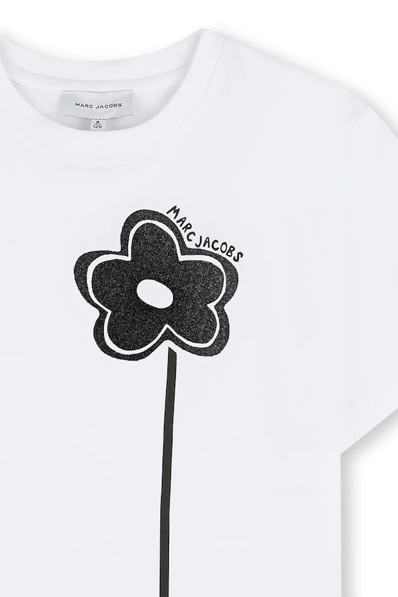 Marc Jacobs t-shirt bawełniany dziecięcy biały W60735.102.108
