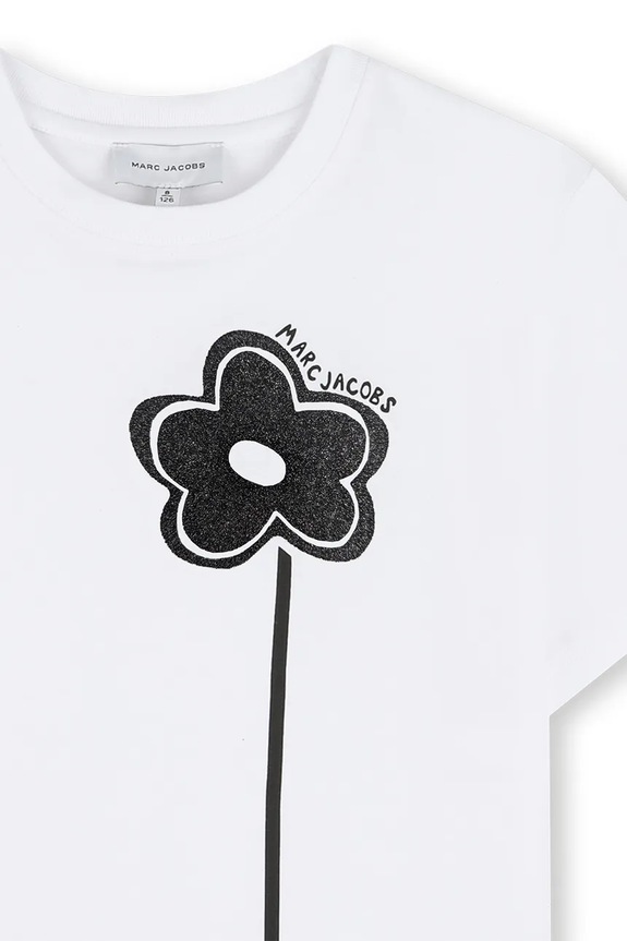 Marc Jacobs t-shirt bawełniany dziecięcy biały W60735.114.150