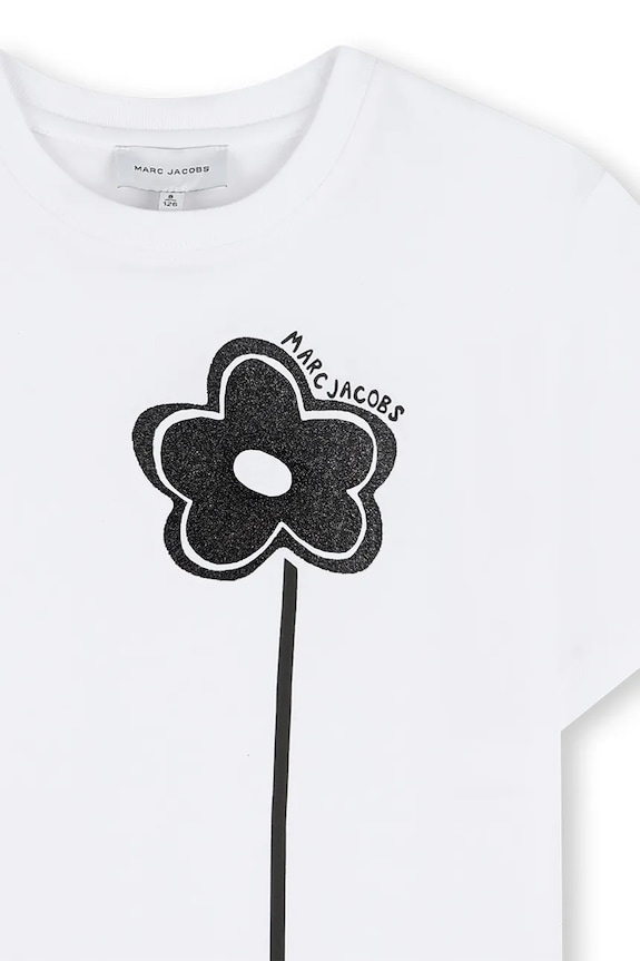 Marc Jacobs t-shirt bawełniany dziecięcy biały W60735.114.150