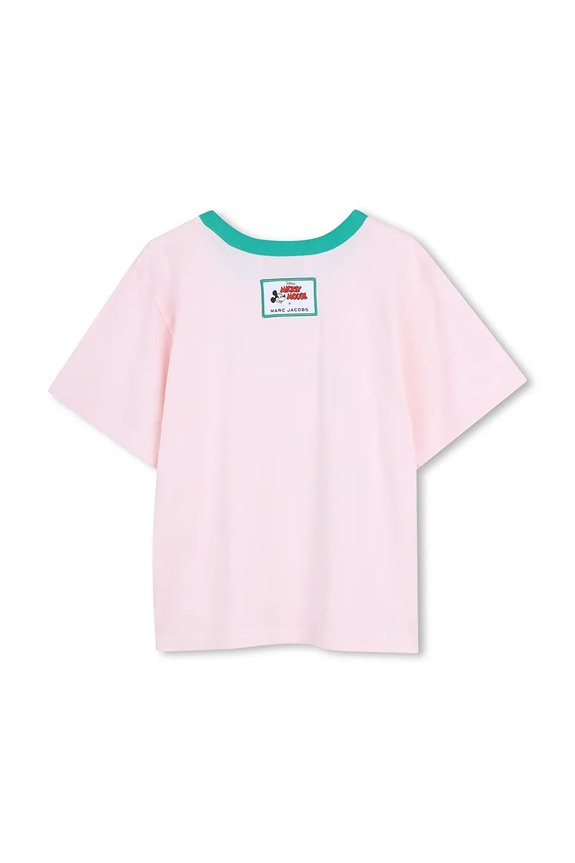 Marc Jacobs tricou pentru copii, din bumbac W60743.86.108 roz SS26