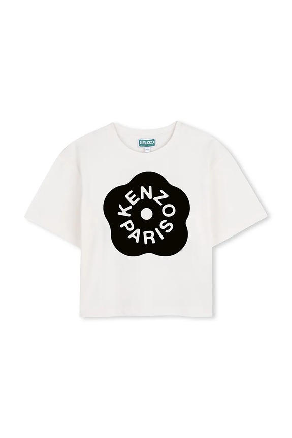 Kenzo Kids t-shirt dziecięcy bawełniany biały K61806.86.108