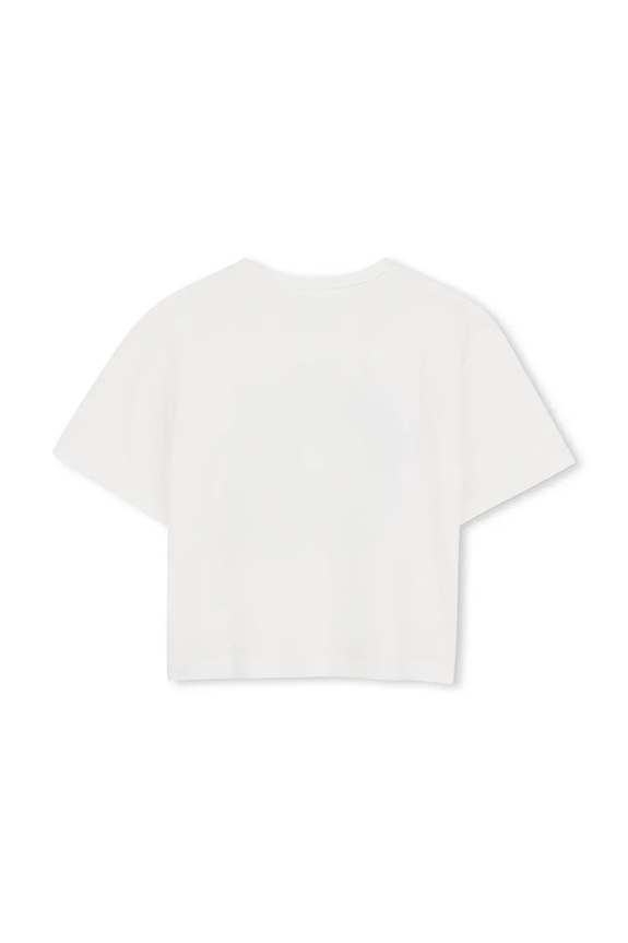 Kenzo Kids t-shirt dziecięcy bawełniany K61806.86.108 biały SS26