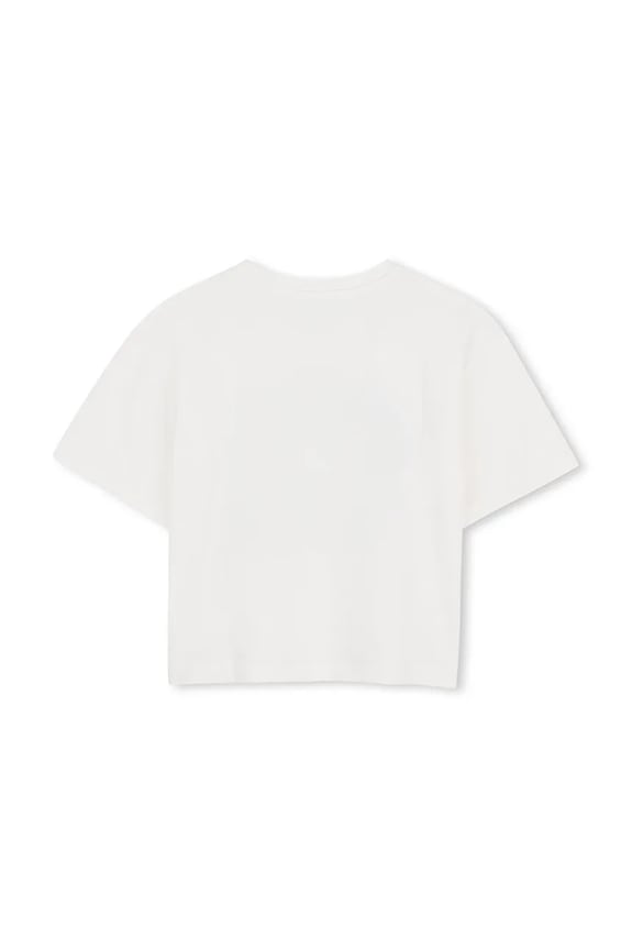 Kenzo Kids t-shirt dziecięcy bawełniany K61806.86.108 biały SS26