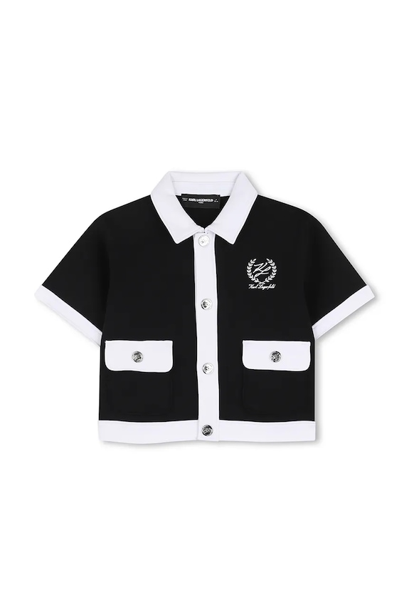 Παιδικό κάρδιγκαν Karl Lagerfeld Z31134.114.150 μαύρο SS26