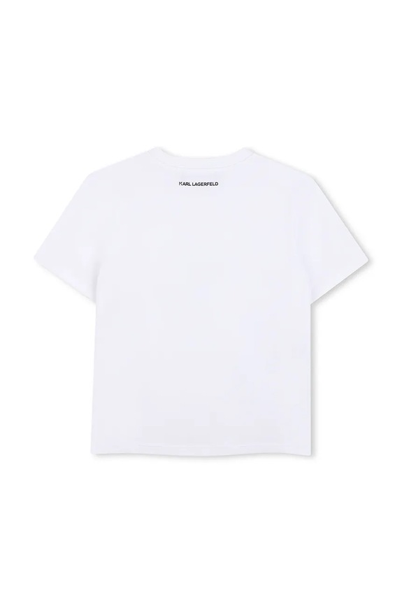 Dječja majica kratkih rukava Karl Lagerfeld Z31153.156.162 bijela SS26