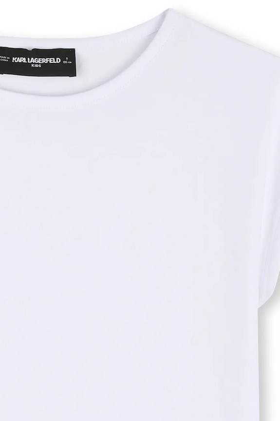 Dievča Detský top Karl Lagerfeld Z31164.114.150 biela