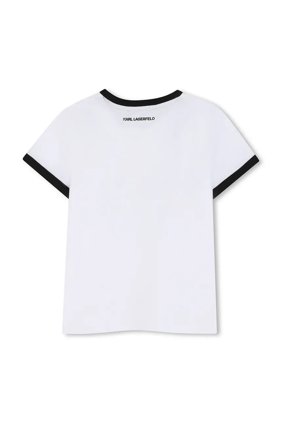 Karl Lagerfeld t-shirt dziecięcy Z31154.156.162 biały SS26